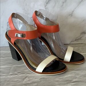 Rag & Bone Arlo Stacked Block Heel Sandals Size 11